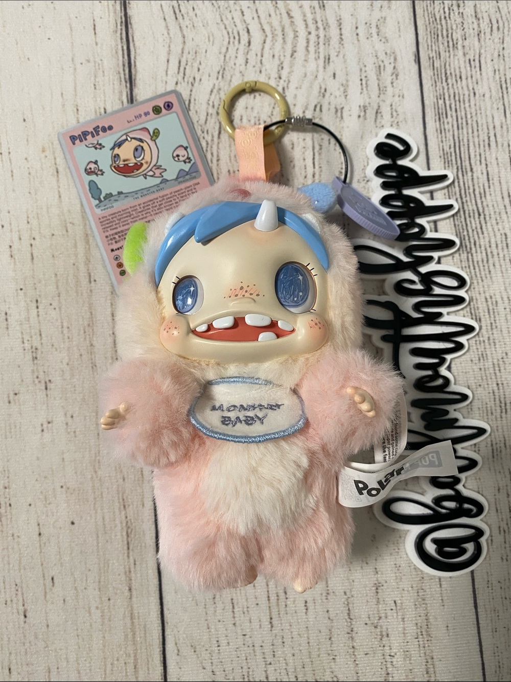 *Pop Mart Blind Box Polar Monster Baby Collection Series Plush Pendant Ver. 1